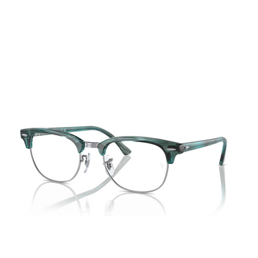 Ray-Ban CLUBMASTER Eyeglasses 8377 striped green - three-quarters view