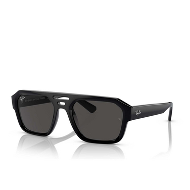 Lunettes de soleil Ray-Ban CORRIGAN 667787 black - Vue trois quarts