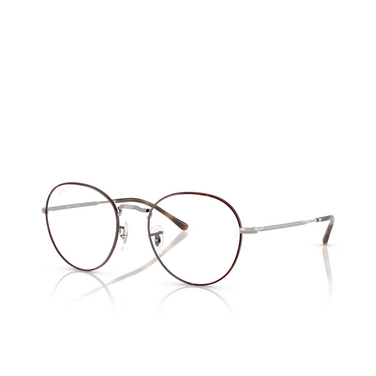 Ray-Ban DAVID Eyeglasses 3174 havana on gunmetal - three-quarters view