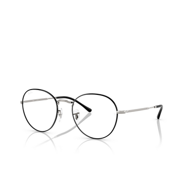 Lunettes de vue Ray-Ban DAVID 3179 black on gunmetal - Vue trois quarts