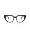 Ray-Ban DOREEN Korrektionsbrillen 8366 brown on transparent blue - Produkt-Miniaturansicht 1/4