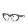 Ray-Ban DOREEN Korrektionsbrillen 8366 brown on transparent blue - Produkt-Miniaturansicht 2/4