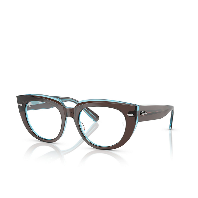 Ray-Ban DOREEN Korrektionsbrillen 8366 brown on transparent blue - 2/4