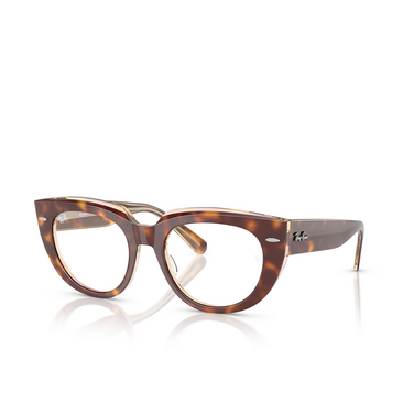 Ray-Ban DOREEN Eyeglasses 8402 light havana on multicolour - three-quarters view