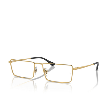 Ray-Ban EMY Eyeglasses 2500 gold - three-quarters view