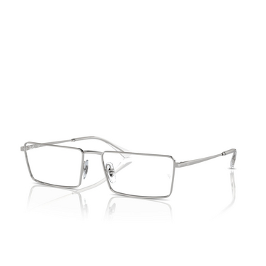 Ray-Ban EMY Eyeglasses 2501 silver - three-quarters view