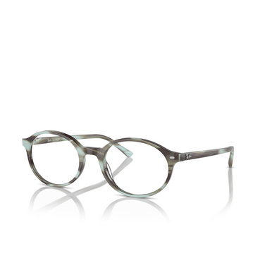 Ray-Ban GERMAN Eyeglasses 8356 striped green - three-quarters view