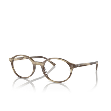 Ray-Ban GERMAN Eyeglasses 8357 striped beige - three-quarters view