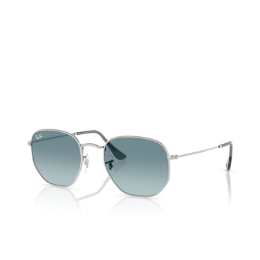 Ray-Ban HEXAGONAL Sunglasses 003/3M silver - three-quarters view