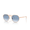 Ray-Ban JACK Sonnenbrillen 92023F rose gold - Produkt-Miniaturansicht 2/4