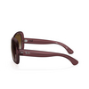 Occhiali da sole Ray-Ban JACKIE OHH II 6593T5 transparent dark brown - anteprima prodotto 3/4