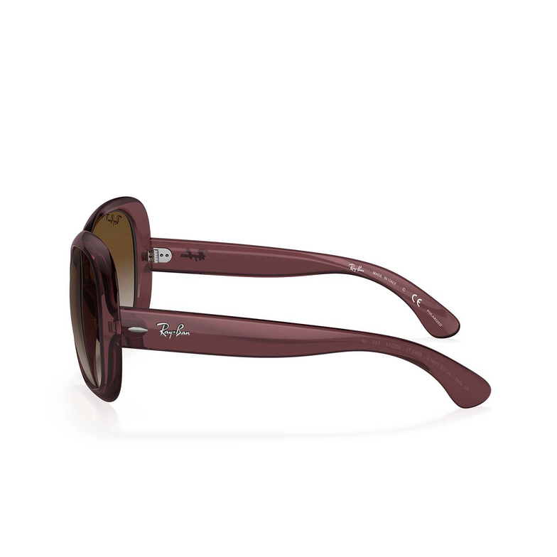 Occhiali da sole Ray-Ban JACKIE OHH II 6593T5 transparent dark brown - 3/4