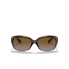 Ray-Ban JACKIE OHH Sunglasses 860/51 brown - product thumbnail 1/4
