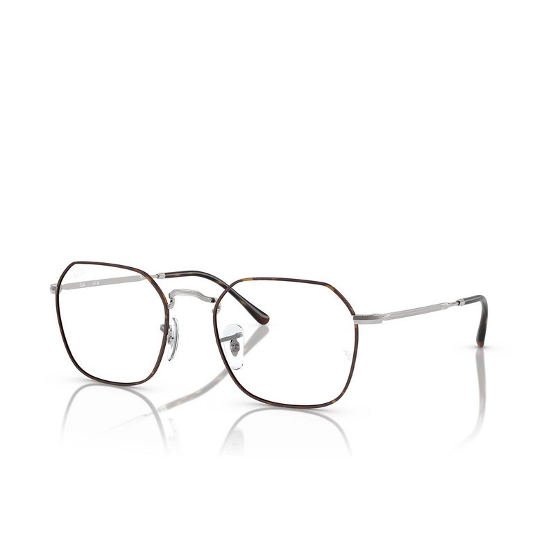 Occhiali da vista Ray-Ban JIM 3178 havana on silver - 2/4