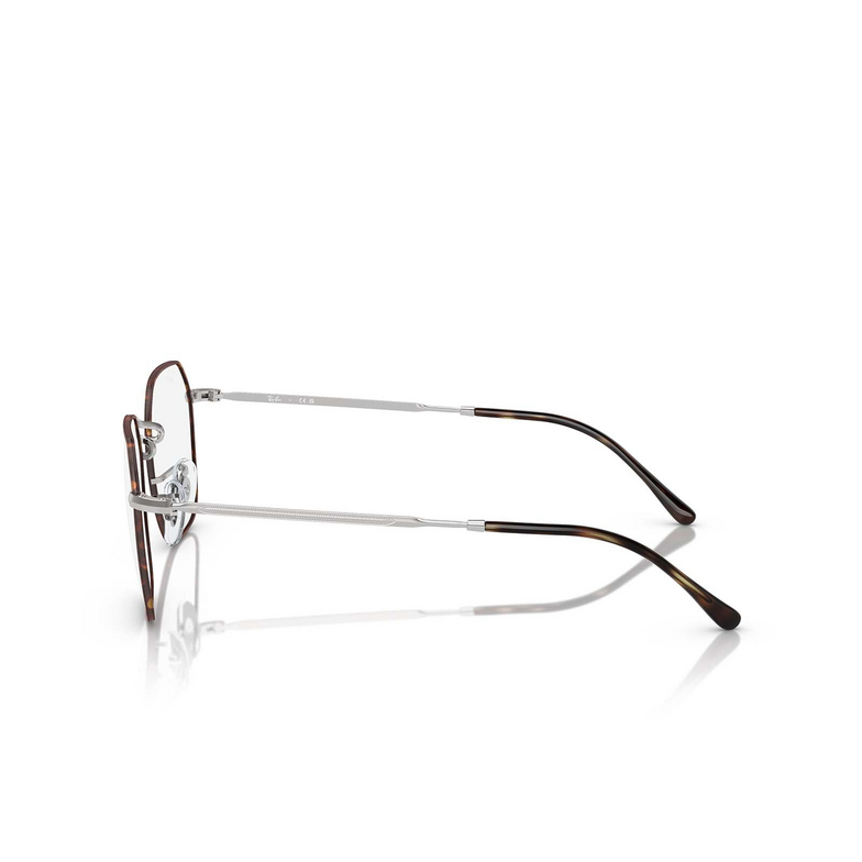 Occhiali da vista Ray-Ban JIM 3178 havana on silver - 3/4