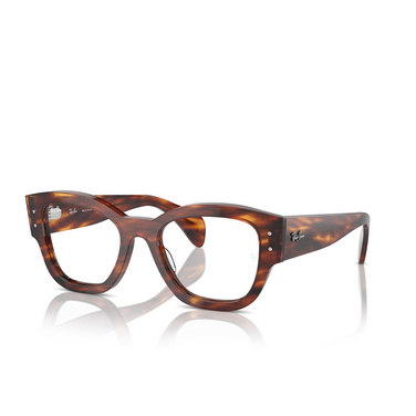 Lunettes de vue Ray-Ban JORGE 2144 striped havana - Vue trois quarts