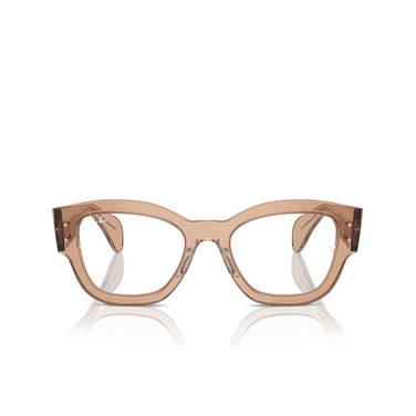 Lunettes de vue Ray-Ban JORGE 8353 transparent light brown - Vue de face