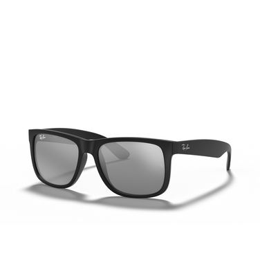 Ray-Ban JUSTIN Sunglasses 622/6G black - three-quarters view