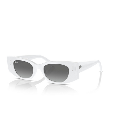 Ray-Ban KAT Sunglasses 675911 white - three-quarters view