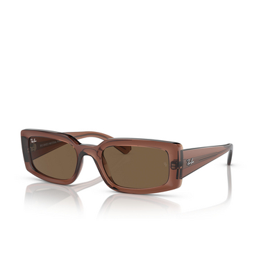 Ray-Ban KILIANE Sunglasses 667873 transparent brown - three-quarters view