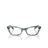 Gafas graduadas Ray-Ban LADY BURBANK 8362 striped green - Miniatura del producto 1/4