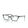 Lunettes de vue Ray-Ban LADY BURBANK 8362 striped green - Vignette du produit 2/4