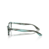 Ray-Ban LADY BURBANK Eyeglasses 8362 striped green - product thumbnail 3/4