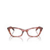 Lunettes de vue Ray-Ban LADY BURBANK 8363 striped pink - Vignette du produit 1/4