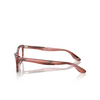 Gafas graduadas Ray-Ban LADY BURBANK 8363 striped pink - Miniatura del producto 3/4