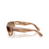 Occhiali da sole Ray-Ban MEGA BALORAMA 140351 striped brown - anteprima prodotto 3/4