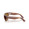 Occhiali da sole Ray-Ban MEGA BALORAMA 954/33 striped havana - anteprima prodotto 3/4