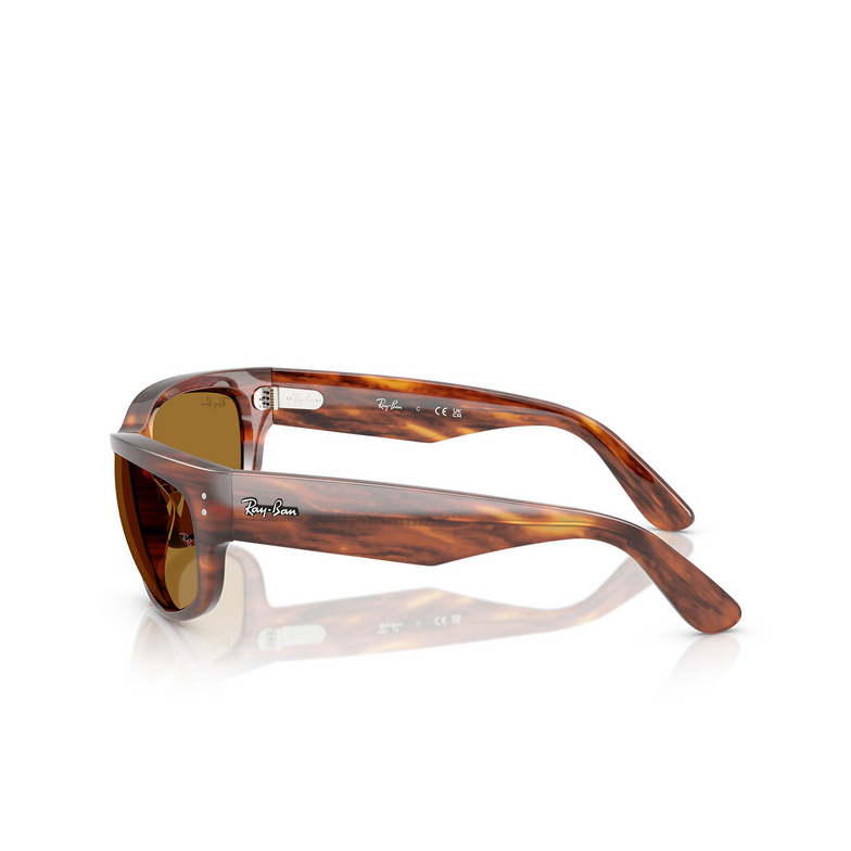 Occhiali da sole Ray-Ban MEGA BALORAMA 954/33 striped havana - 3/4