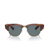 Lunettes de soleil Ray-Ban MEGA CLUBMASTER 954/3R striped havana - Vignette du produit 1/4