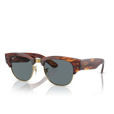 Ray-Ban MEGA CLUBMASTER Sunglasses 954/3R striped havana - three-quarters view