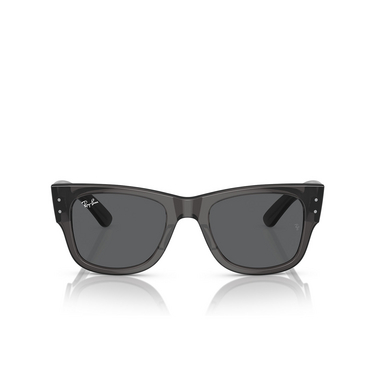 Gafas de sol Ray-Ban MEGA WAYFARER 1406B1 transparent black - Vista delantera