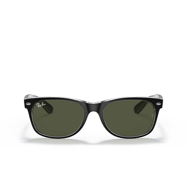 Ray-Ban NEW WAYFARER Sunglasses 6052 black on transparent - front view