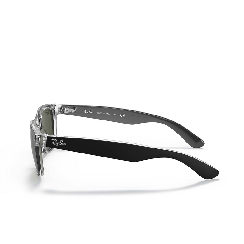Ray-Ban NEW WAYFARER Sunglasses 6052 black on transparent - 3/4