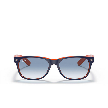 Ray-Ban NEW WAYFARER Sunglasses 789/3F blue on orange - front view