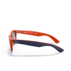Ray-Ban NEW WAYFARER Sunglasses 789/3F blue on orange - product thumbnail 3/4
