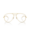 Occhiali da sole Ray-Ban OLD AVIATOR 001/GG gold - anteprima prodotto 1/4