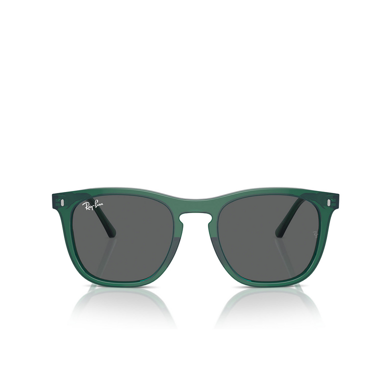 Ray-Ban RB2210 Sunglasses 6615B1 transparent green - 1/4