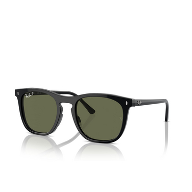 Lunettes de soleil Ray-Ban RB2210 901/58 black - Vue trois quarts