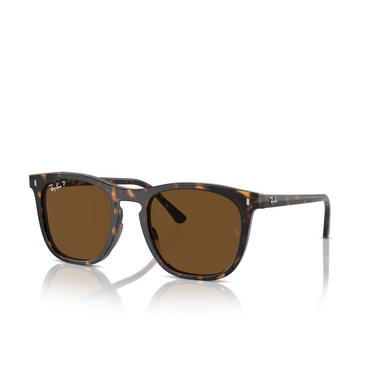 Ray-Ban RB2210 Sunglasses 902/57 havana - three-quarters view