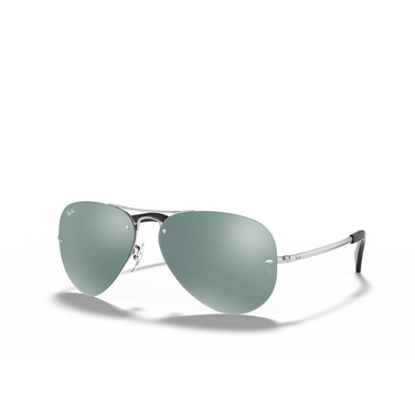 Ray-Ban RB3449 Sunglasses 003/30 silver - three-quarters view