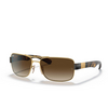 Lunettes de soleil Ray-Ban RB3522 001/13 gold - Vignette du produit 2/4