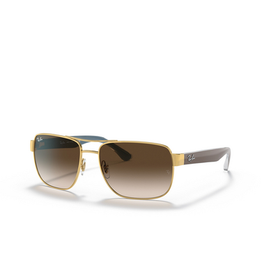 Ray-Ban RB3530 Sunglasses 001/13 gold - three-quarters view