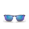 Lunettes de soleil Ray-Ban RB3686 92044L blue on gunmetal - Vignette du produit 1/4