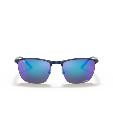 Ray-Ban RB3686 Sunglasses 92044L blue on gunmetal - front view
