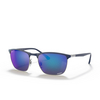 Lunettes de soleil Ray-Ban RB3686 92044L blue on gunmetal - Vignette du produit 2/4