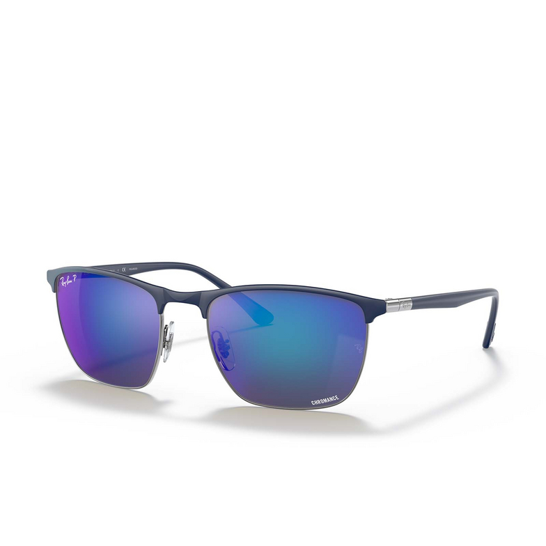 Lunettes de soleil Ray-Ban RB3686 92044L blue on gunmetal - 2/4